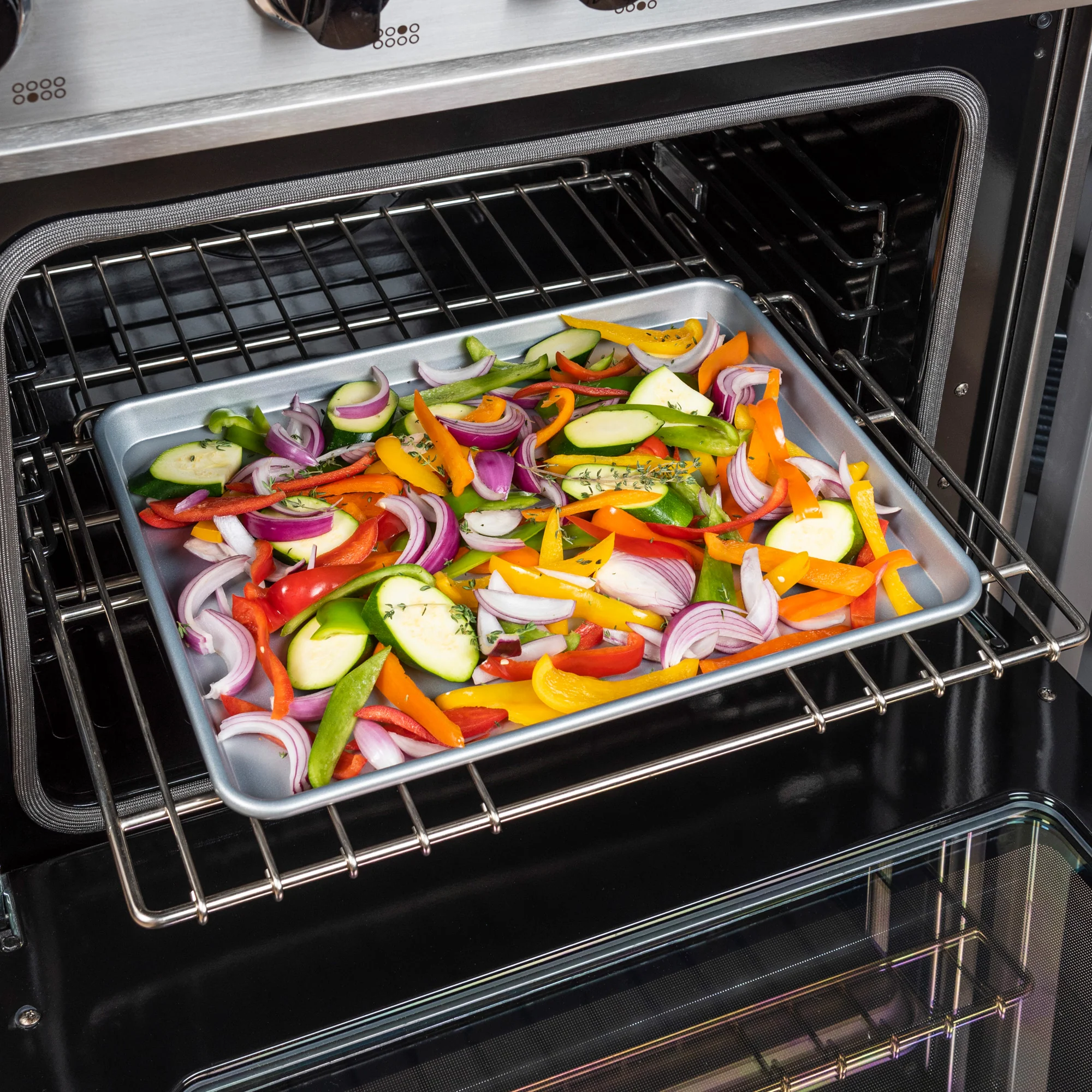 Viking 3-Piece Nonstick Aluminized Steel Baking Sheet Set - Image 5