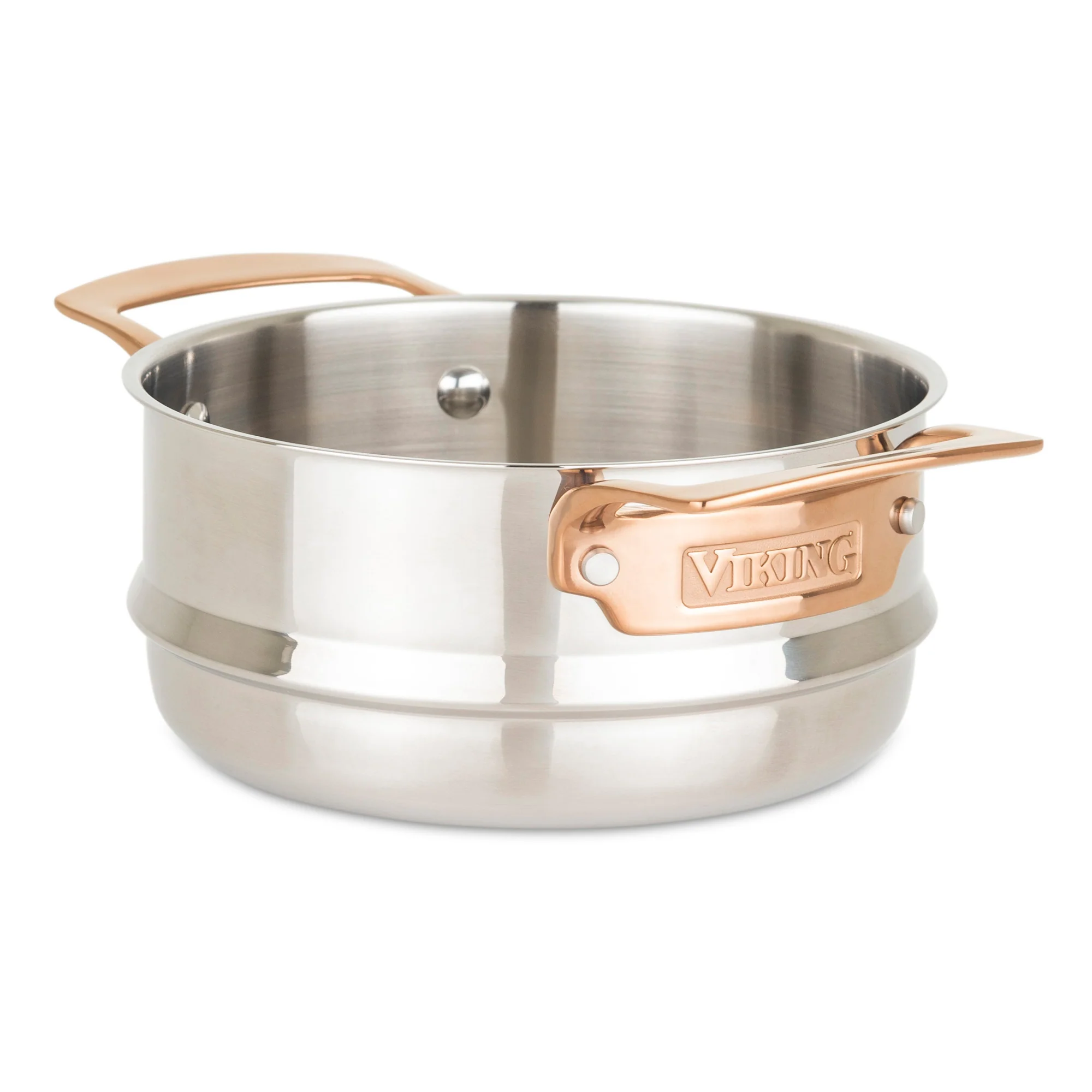 Viking 3-Ply 11 Piece Black and Copper Cookware Set with Glass Lids - Image 10